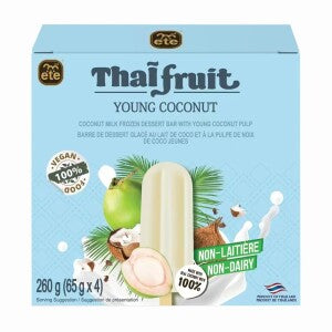 ETE Coconut Milk With Young Coconut Pulp 4PCS*65g Thailand