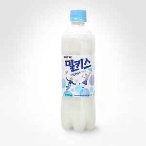 Lotte Milkis Milk and Yogurt Flavor Soda Beverage 500ml