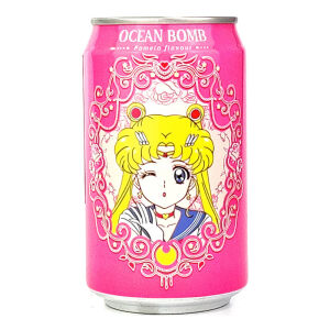 Ocean Bomb Sailor Moon Sparkling Water (Pomelo Flavor) 330ml