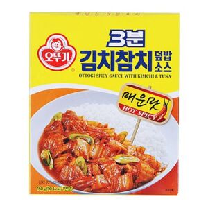 Ottogi 3 Minutes Spicy Sauce with Kimchi & Tuna Sauce 5.29oz(150g)