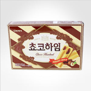 Crown Choco Cream Wafers w/ Hazelnuts 142g