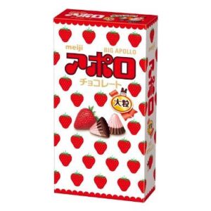 Meiji Apollo Chocolate Strawberry 46g