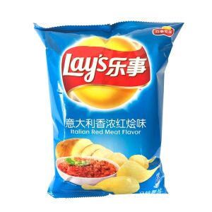 Lay's  Potato Chips (Italian Red Meat Flavor ) 70g