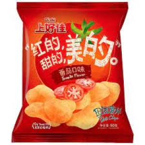 Oishi Potato Chips Tomato Flavor 90g