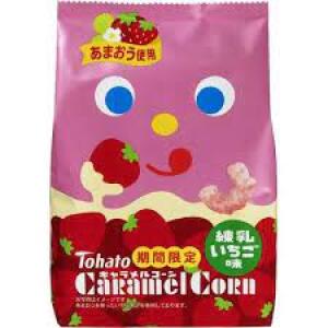 Tohato Caramel Corn Renyu Ichigo aji