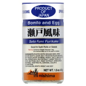 MISHIMA Furikake Dried Egg and Tuna Seasoning 45g