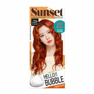 Mise En Scene Hello Bubble Hair Foam Color - Sunset Orange 8O