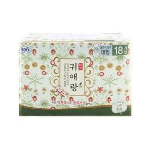 Korea LG Herbal Ultra-long Daily Sanitary Napkin 29cm (18 pieces)