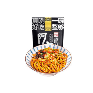 Baijia A-Kuan Udon Noodle Sweet And Spicy Flavour 275g