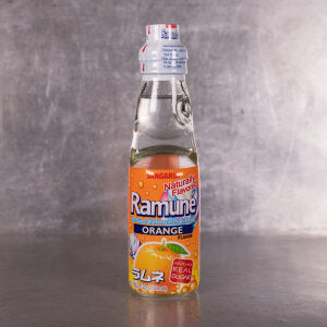 RAMUNE PREMIUM CARBONATED SOFT DRINK ORANGE*6