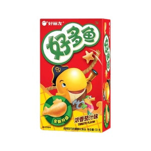 HAOLIYOU Seafood Shaped Crackers(Ketchup Flavor) 33g