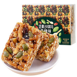 MINGSHA Soft Flour Cake Brown Sugar with Mixed Nuts500g