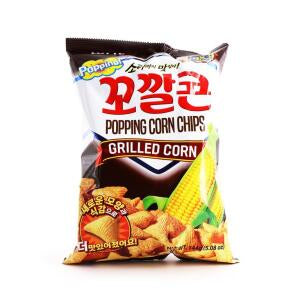 LOTTE Popping Corn Chips Grilled Corn Flavor144g