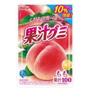 Meiji Fruit juice Gummy Peach 51g