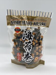 NORIMAKI Arare Rice Crackers Wrapped In Seaweed 142g
