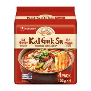 Nongshim Kal Guk Su Non Fried Noodle 4packs