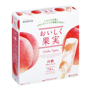 OHAYO Peach Flavor Ice Cream 40ml*7