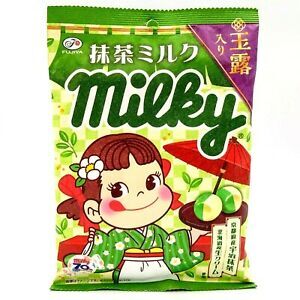 Fujiya Milky matcha and cream flavored candy x 3 bags