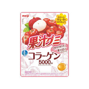 MEIJI Collagen Gummy Acerola Lychee Flavor 68g